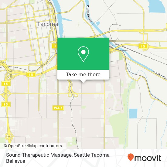 Sound Therapeutic Massage map