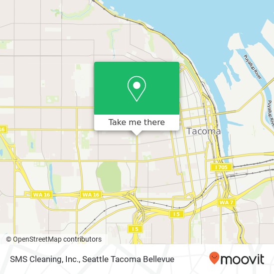 Mapa de SMS Cleaning, Inc.