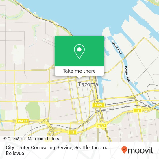 City Center Counseling Service map