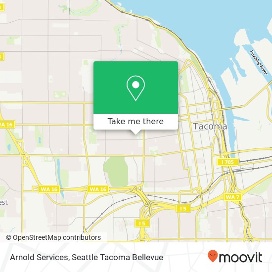 Arnold Services map