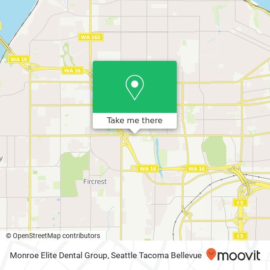 Monroe Elite Dental Group map