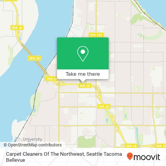 Mapa de Carpet Cleaners Of The Northwest