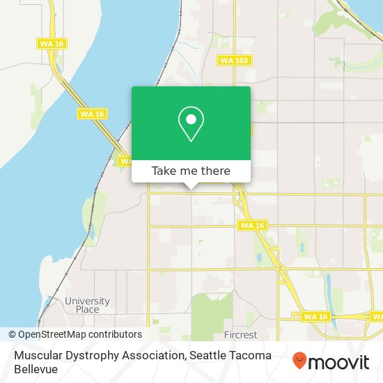 Mapa de Muscular Dystrophy Association