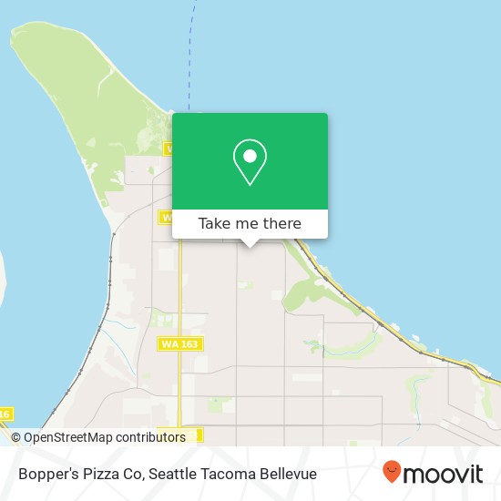 Bopper's Pizza Co map