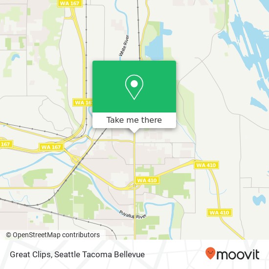 Great Clips map