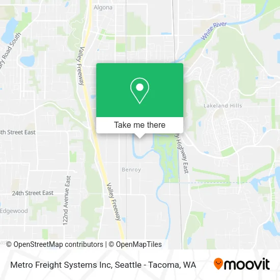 Mapa de Metro Freight Systems Inc