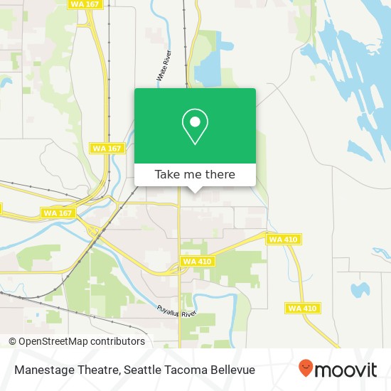 Manestage Theatre map