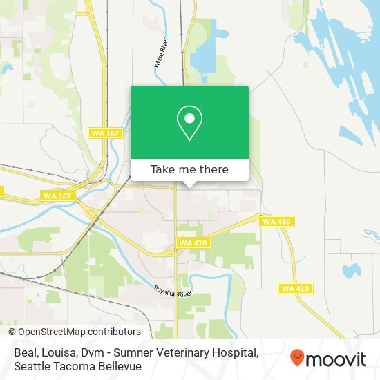 Beal, Louisa, Dvm - Sumner Veterinary Hospital map