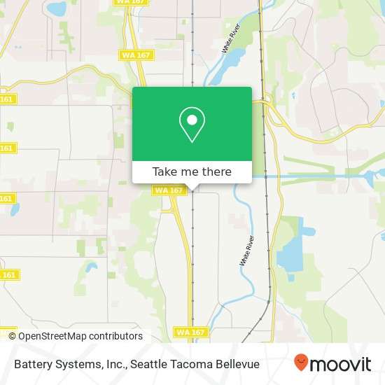 Battery Systems, Inc. map