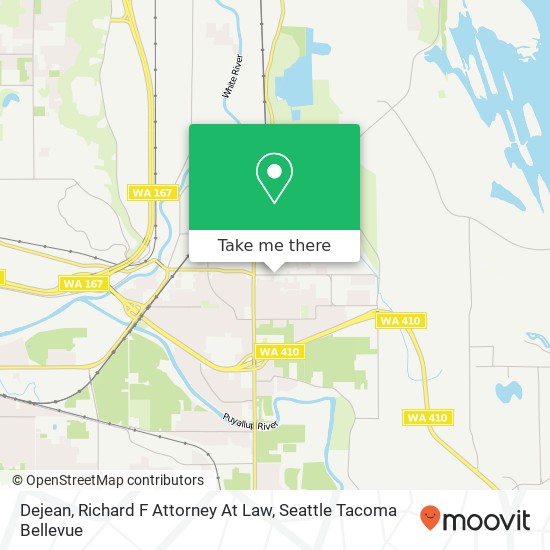 Mapa de Dejean, Richard F Attorney At Law