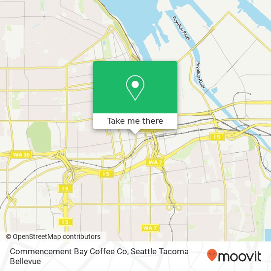 Commencement Bay Coffee Co map