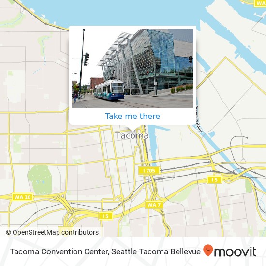 Tacoma Convention Center map
