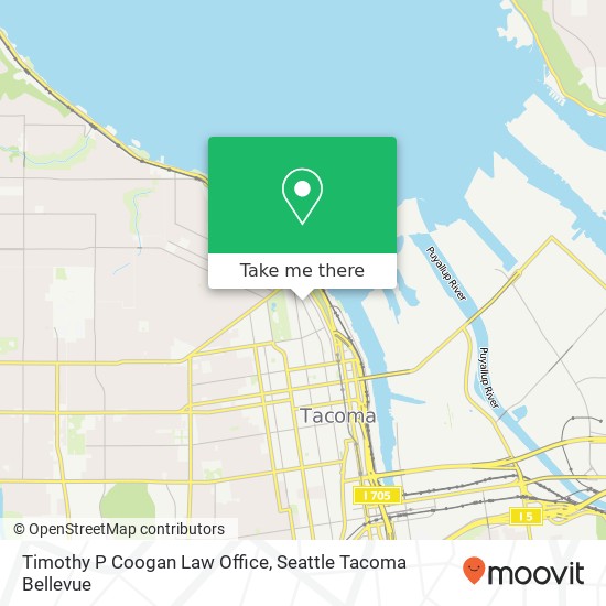 Mapa de Timothy P Coogan Law Office