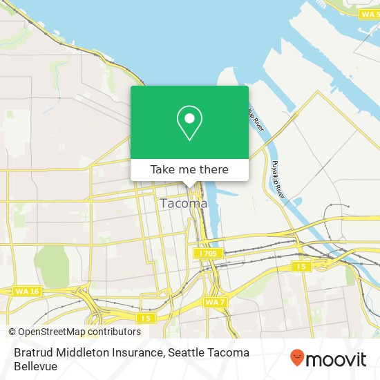 Bratrud Middleton Insurance map