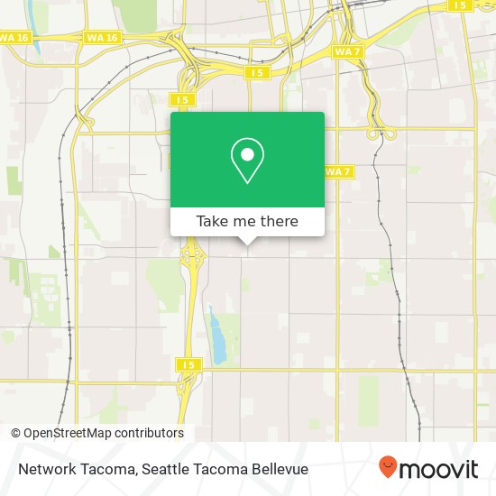 Network Tacoma map