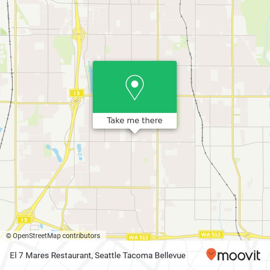 El 7 Mares Restaurant map