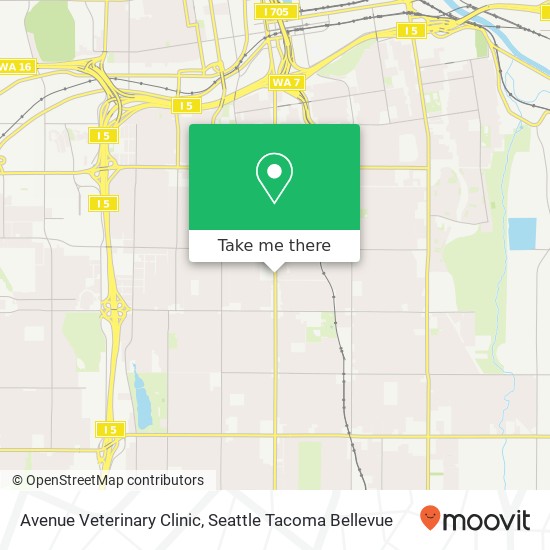 Mapa de Avenue Veterinary Clinic