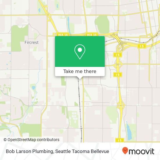 Bob Larson Plumbing map