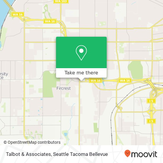 Talbot & Associates map