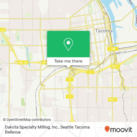 Mapa de Dakota Specialty Milling, Inc.