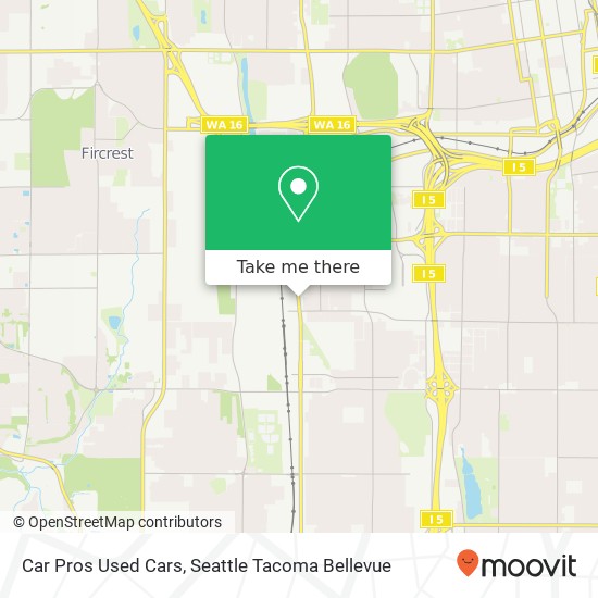 Car Pros Used Cars map