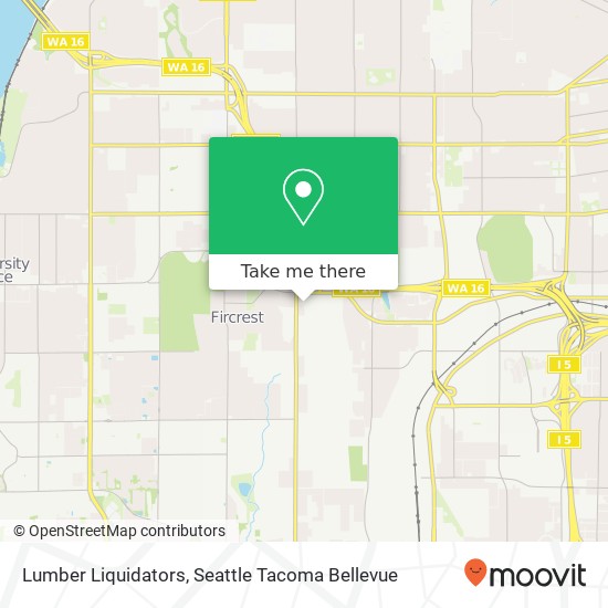 Mapa de Lumber Liquidators