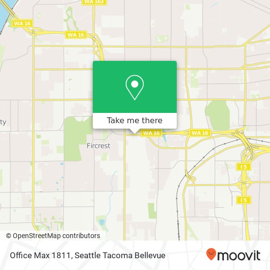 Office Max 1811 map