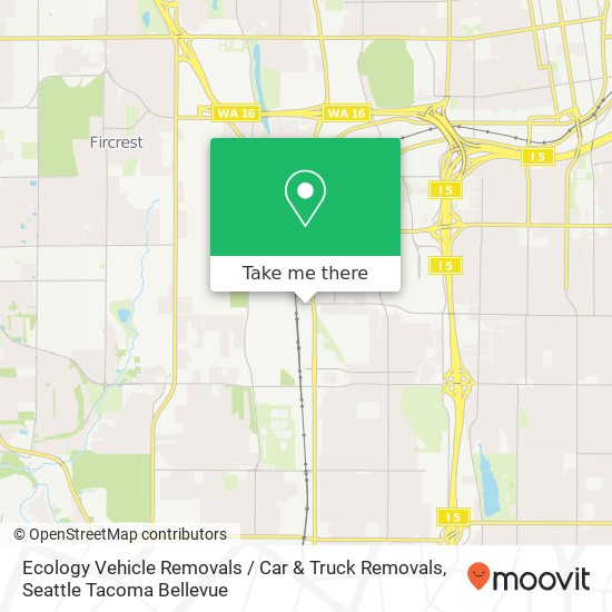 Mapa de Ecology Vehicle Removals / Car & Truck Removals