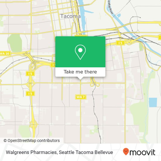 Walgreens Pharmacies map