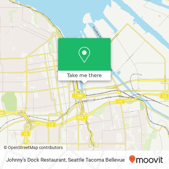 Mapa de Johnny's Dock Restaurant