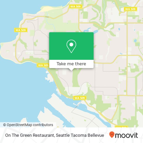 Mapa de On The Green Restaurant
