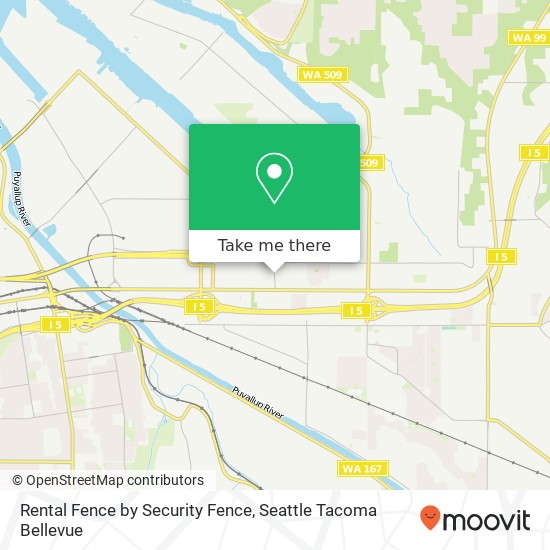Rental Fence by Security Fence map