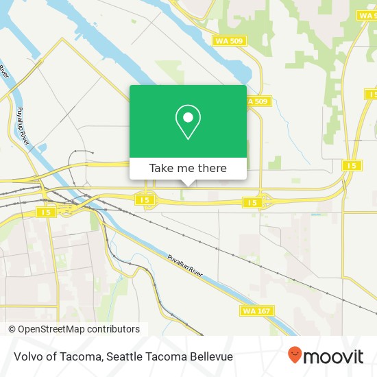 Mapa de Volvo of Tacoma