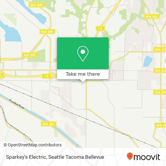 Sparkey's Electric map