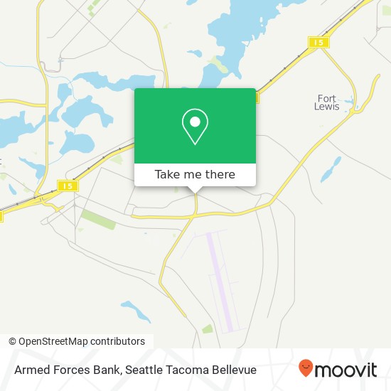 Mapa de Armed Forces Bank