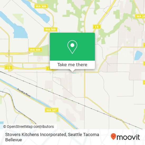 Stovers Kitchens Incorporated map