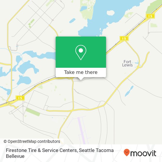 Mapa de Firestone Tire & Service Centers