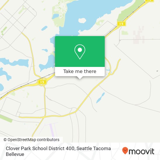 Clover Park School District 400 map