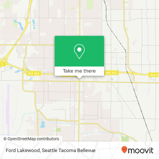 Ford Lakewood map