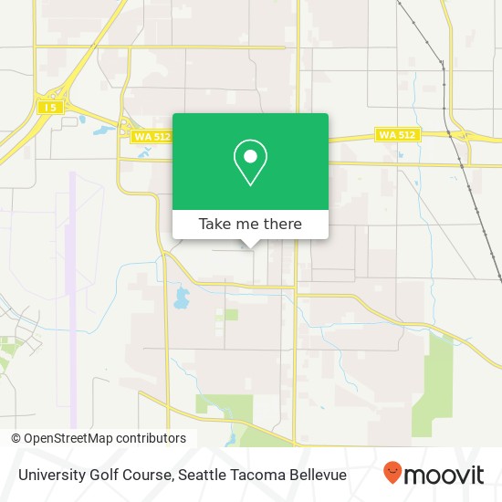 Mapa de University Golf Course
