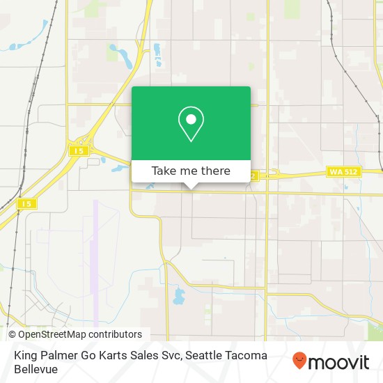 King Palmer Go Karts Sales Svc map