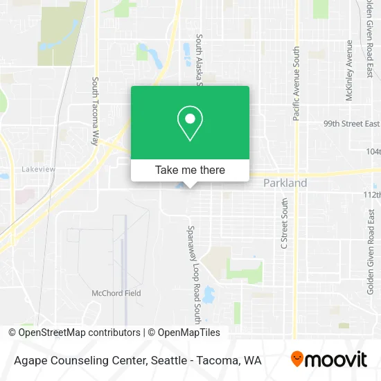 Mapa de Agape Counseling Center