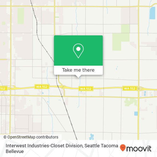 Interwest Industries-Closet Division map