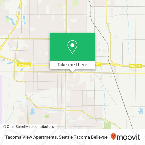 Tacoma View Apartments map