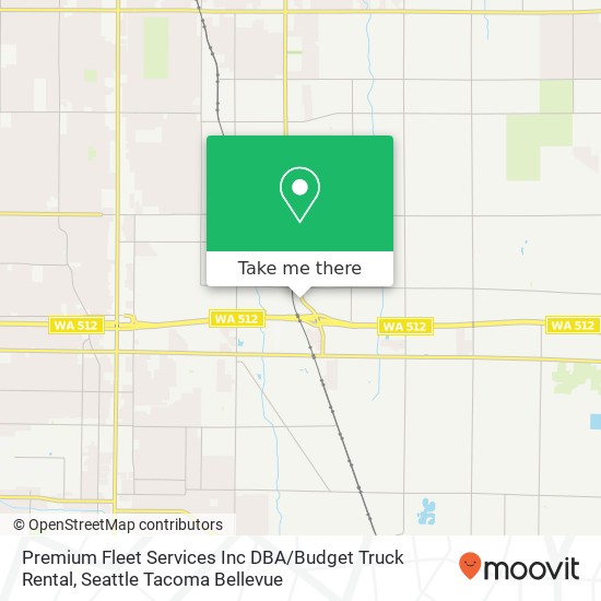 Mapa de Premium Fleet Services Inc DBA / Budget Truck Rental