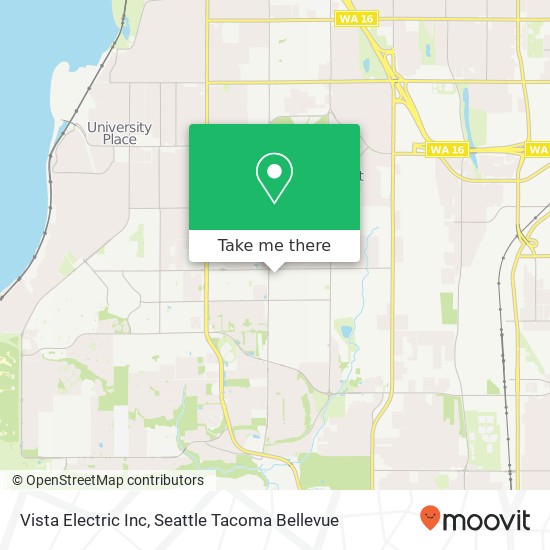 Vista Electric Inc map