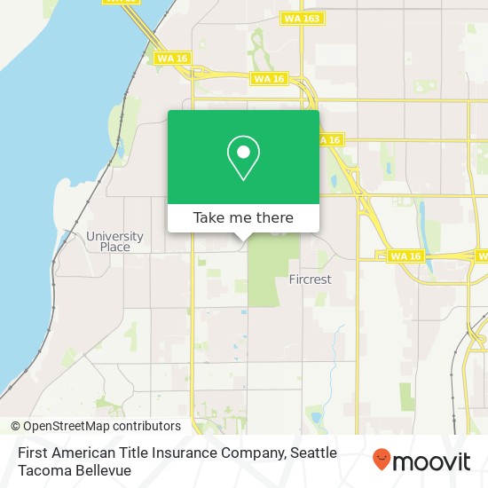 First American Title Insurance Company map