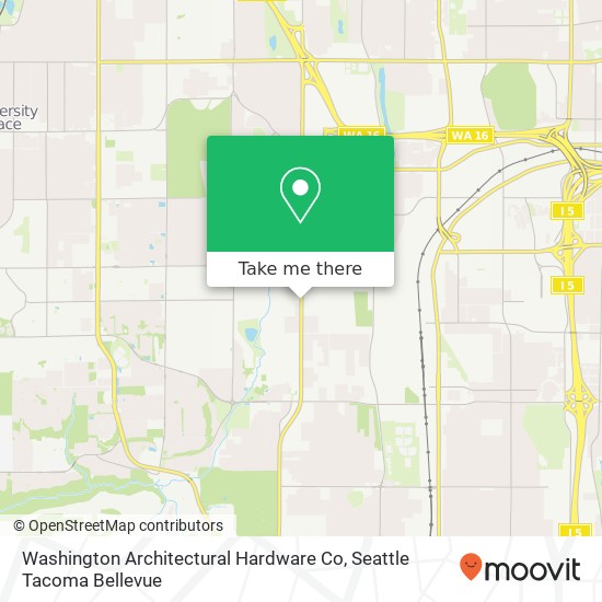 Mapa de Washington Architectural Hardware Co