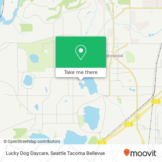 Mapa de Lucky Dog Daycare