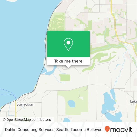 Dahlin Consulting Services map